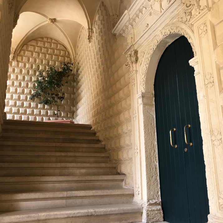 Baroque, arches, teel doors, gold accents... Lecce
